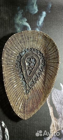 Конфетница, сухарница ссср(посеребрение)