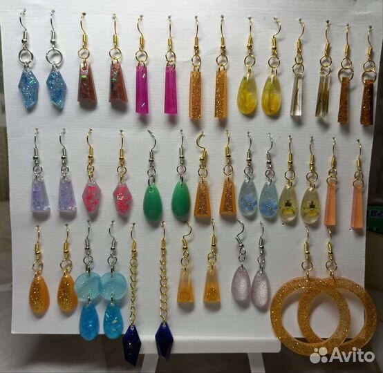 Серьги ручная работа