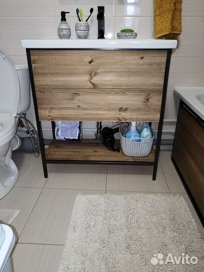 Мебель для ванной лофт