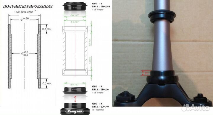 Новые рулевые ZS44 (1.1/8