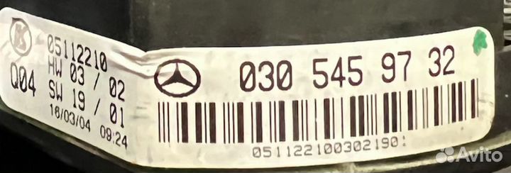 Шлейф руля Mercedes-Benz E-класс