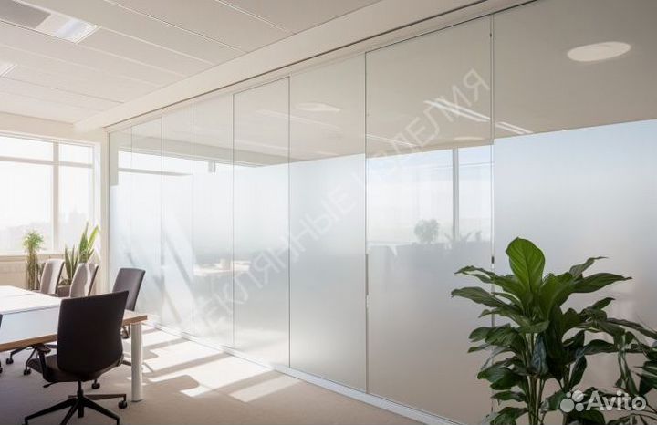 Перегородки из стекла
