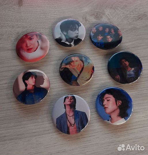Значки BTS, 8 шт