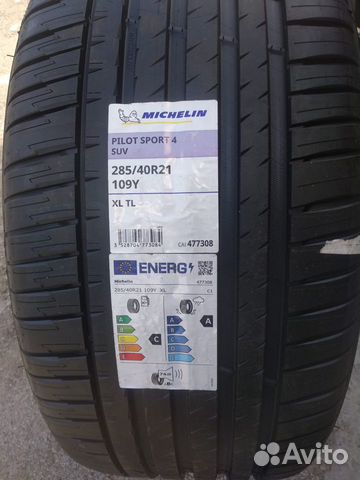 Michelin Pilot Sport 4 SUV 285/40 R21 109Y