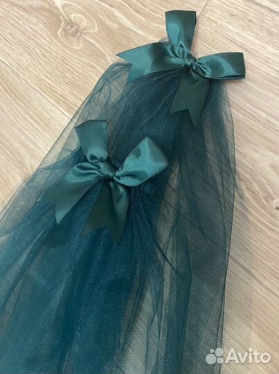 Фата на девичник. Изумруд