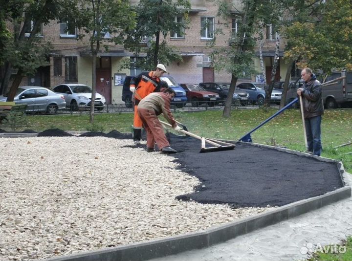 Асфальтирование частных дворов,благоустройство