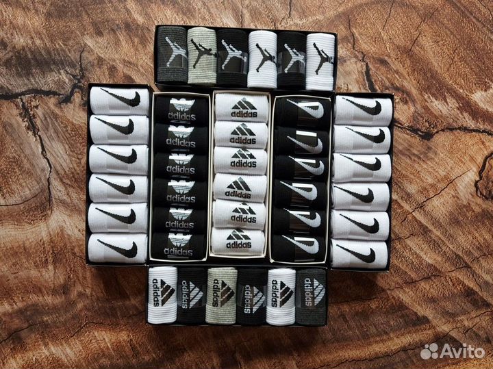 Носки Nike Adidas Jordan Reebok