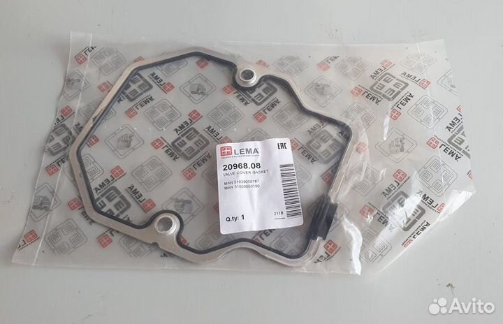 Прокладка клапанной крышки Lema
