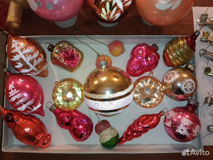 Елочные игрушки СССР одним лотом