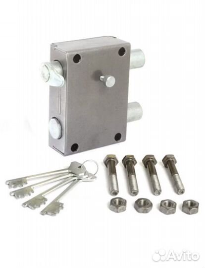 Замок накладной сувальдный риф + установка