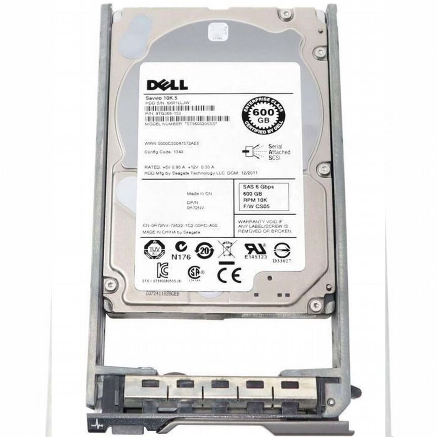 [R72NV] Жесткий Диск Dell 600gb Sas 2,5 R72nv