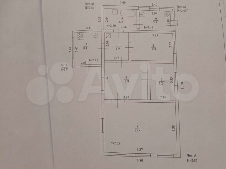 Дом 83,9 м² на участке 18 сот.