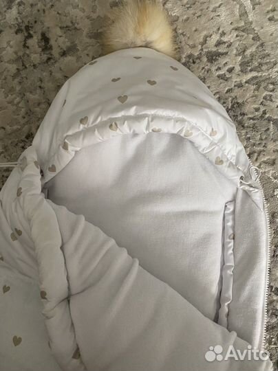 Зимний конверт в коляску, на выписку