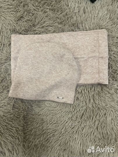 Комплект шапка и снуд женский