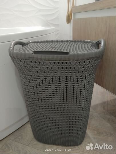Корзина для белья, пластик