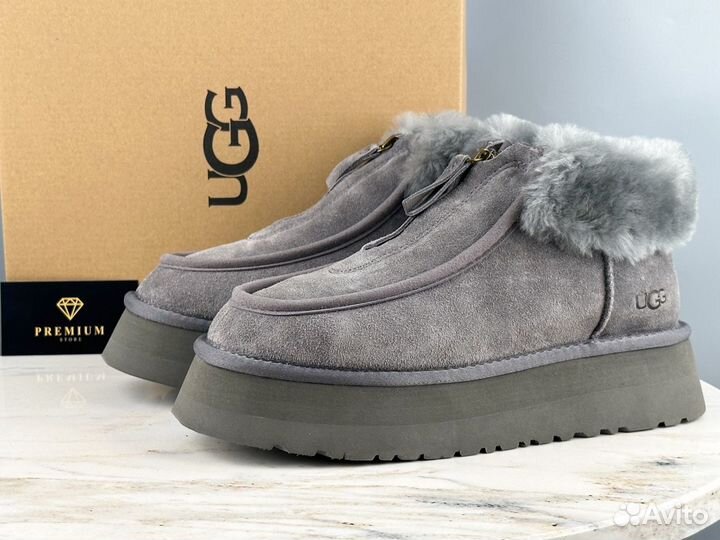 Ботинки женские UGG Funkette Platform Boots Grey