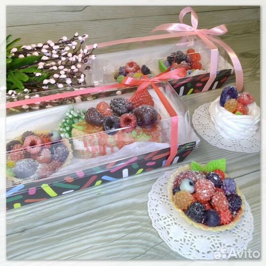 Пирожные из мыла ручной работы