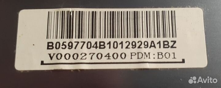 Крышка матрицы ноутбука Toshiba Satellite С850