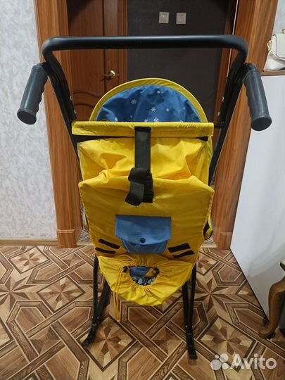 Детские зимние санки коляска