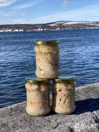 Печень трески 360 Ерш,Палтус х/к