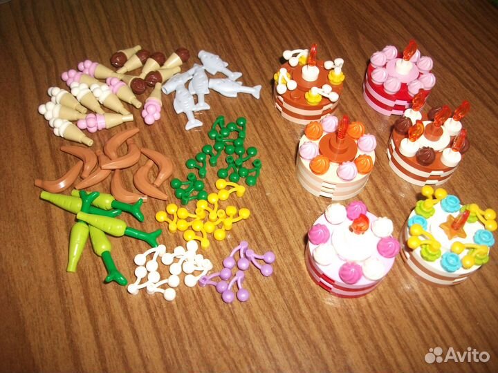 Lego еда поштучно, посуда, ящики 2