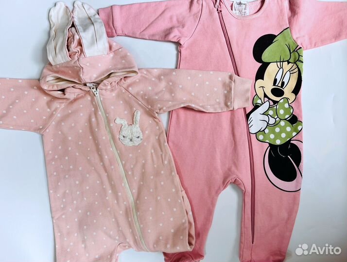 Вещи пакетом для девочки 68 74