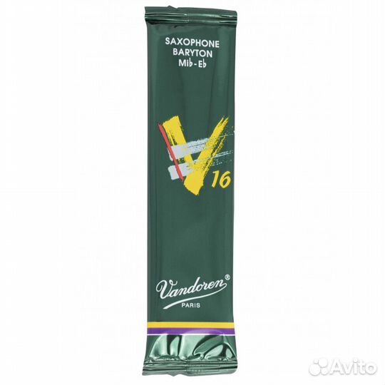 Трость для баритон саксофона Vandoren V16 №2,5
