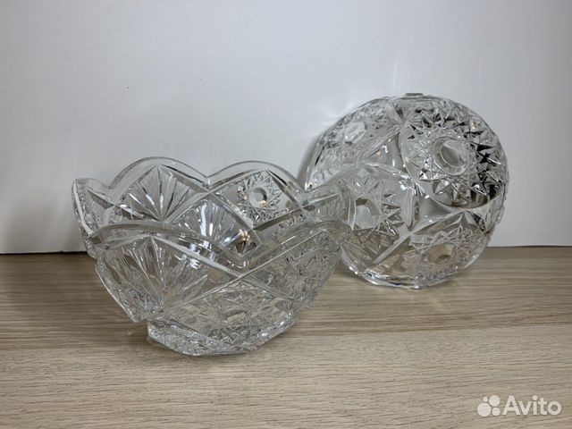 Хрустальные вазы, конфетницы разные СССР