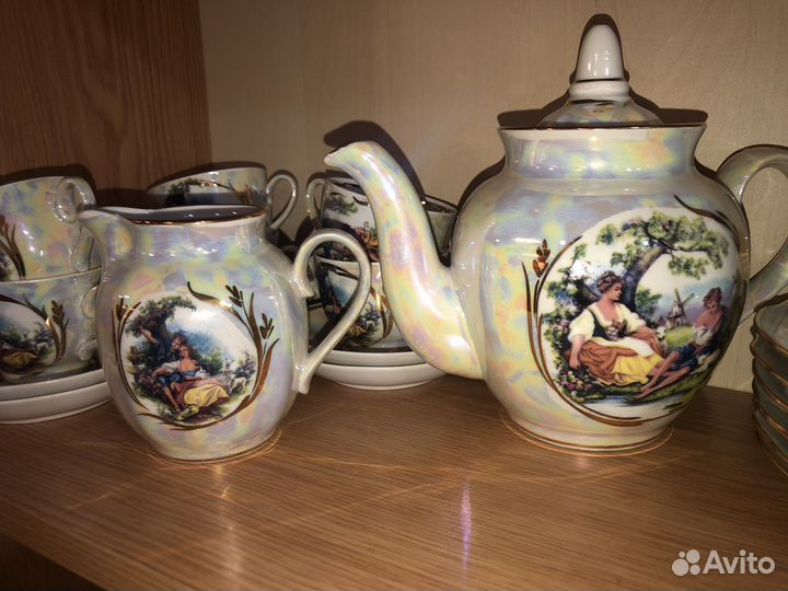 Сервис чайный+кофейный, Дулево