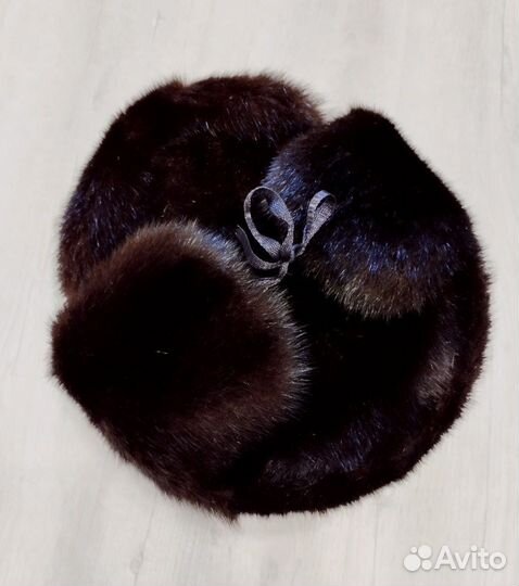Норковая шапка мужская