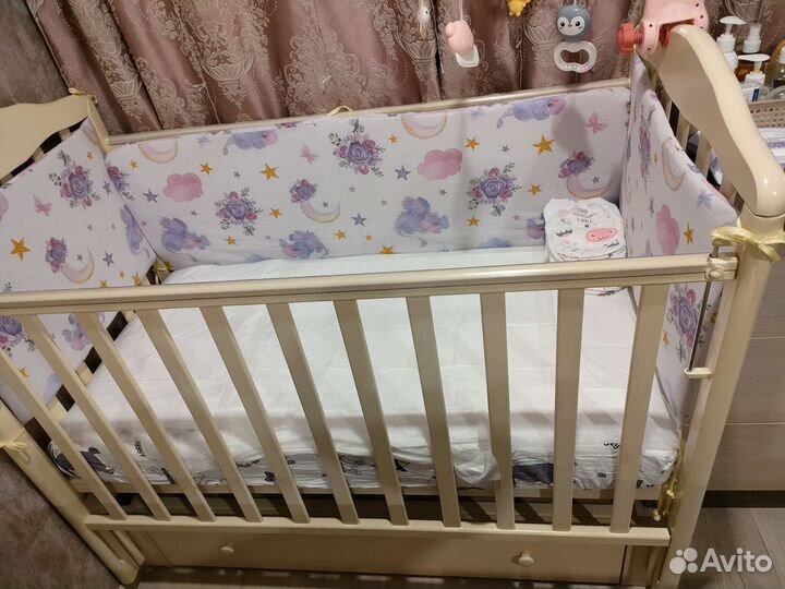 Детская кровать с 0 до 3х лет