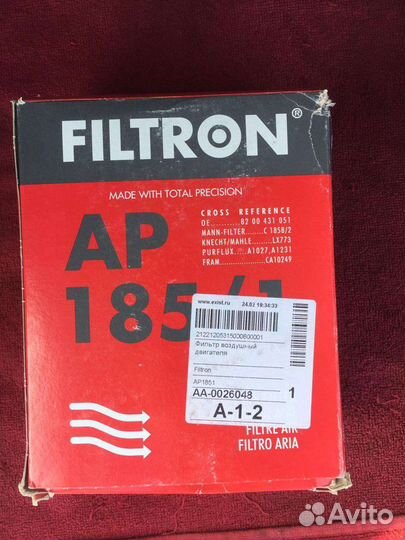 Воздушный фильтр Ларгус Renault Nissan Opel