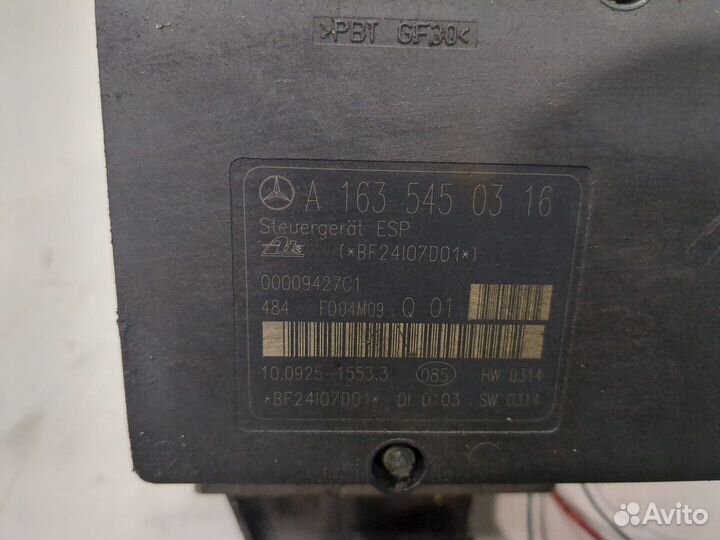 Блок абс, насос Mercedes ML W163, 2004