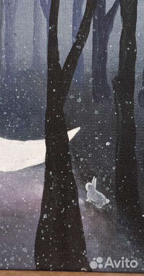 Рисунок на холсте