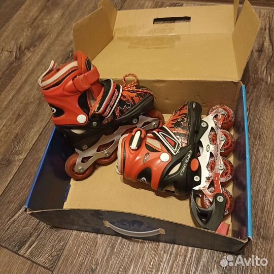 Роликовые коньки детские раздвижные