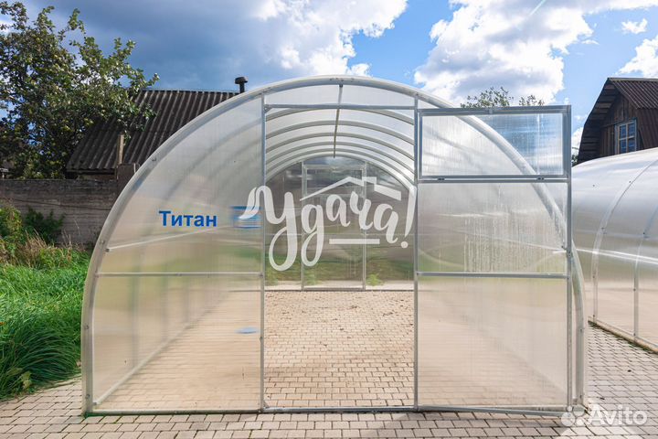 Теплица с поликарбонатом усиленная