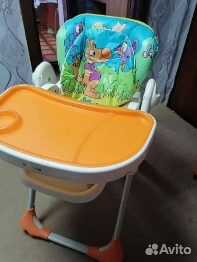 Стульчик для кормления chicco polly