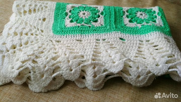 Детский плед, одеяло для коляски, ручная работа