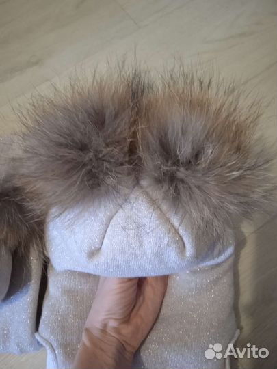 Шапка,снуд и варежки для девочки