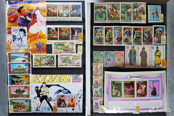 Марки. Этнос. Национальные одежда, танцы, изделия