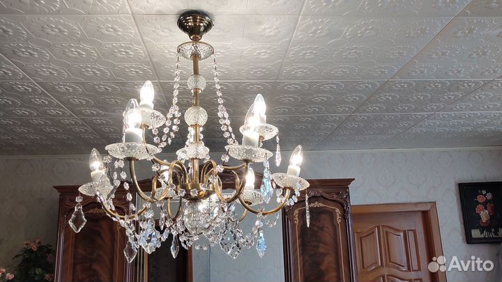Хрустальная люстра СССР