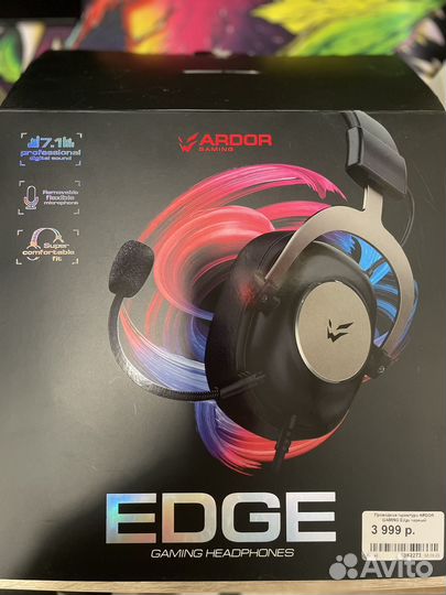 Наушники игровые с микрофоном ardor gaming Edge
