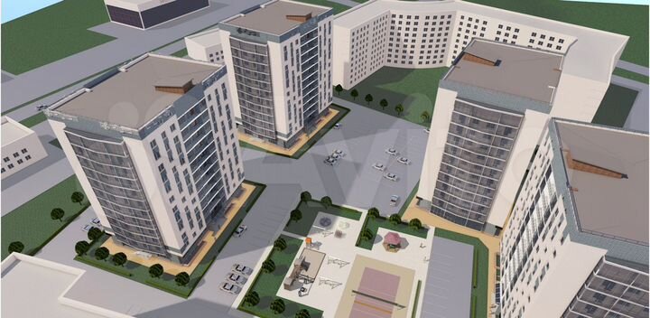 1-к. квартира, 37,1 м², 12/12 эт.