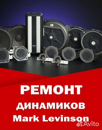 Ремонт динамиков Mark Levinson