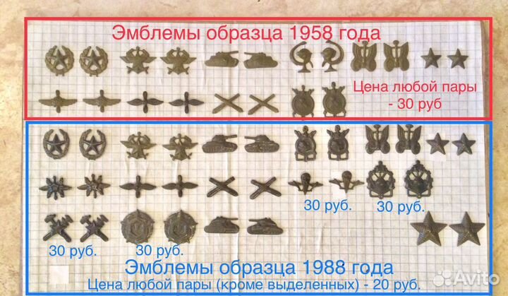 Погоны солдата СССР петлицы Эмблемы СССР - оригиал