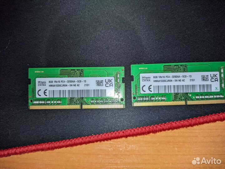Оперативная память ddr4 для ноутбука (sodimm)