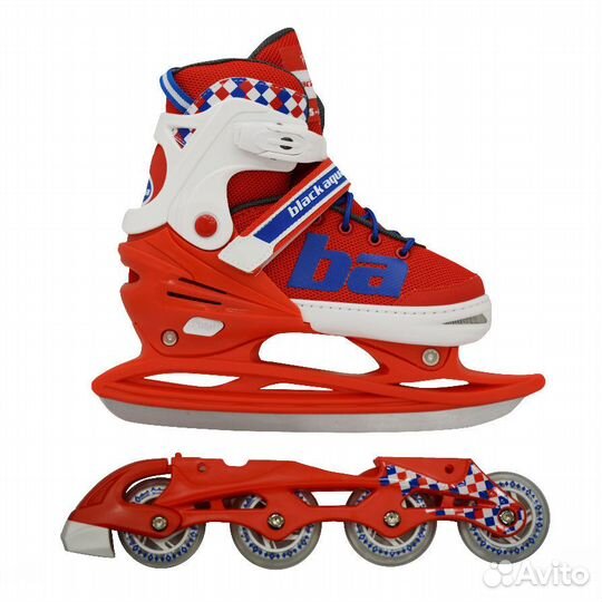 Коньки для фитнеса AS-409+доп. роликовая платформа