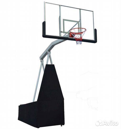 Мобильная баскетбольная стойка клубного уровня DFC
