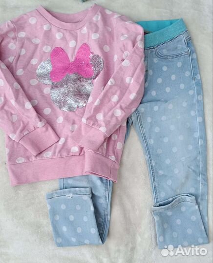 Вещи пакетом для девочки на 110-116