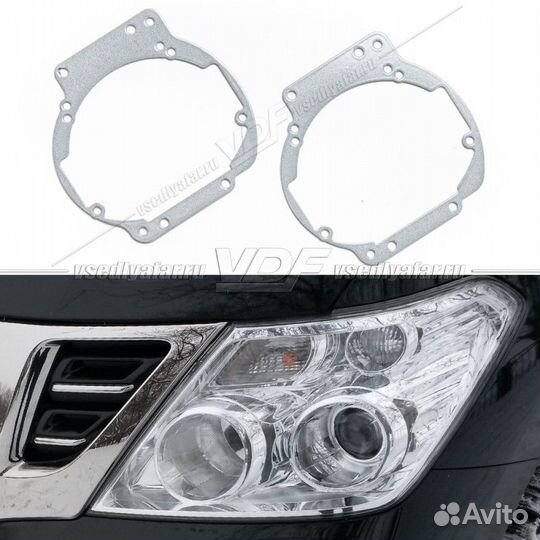 Рамки для замены линз в фарах Nissan Patrol Y62 20